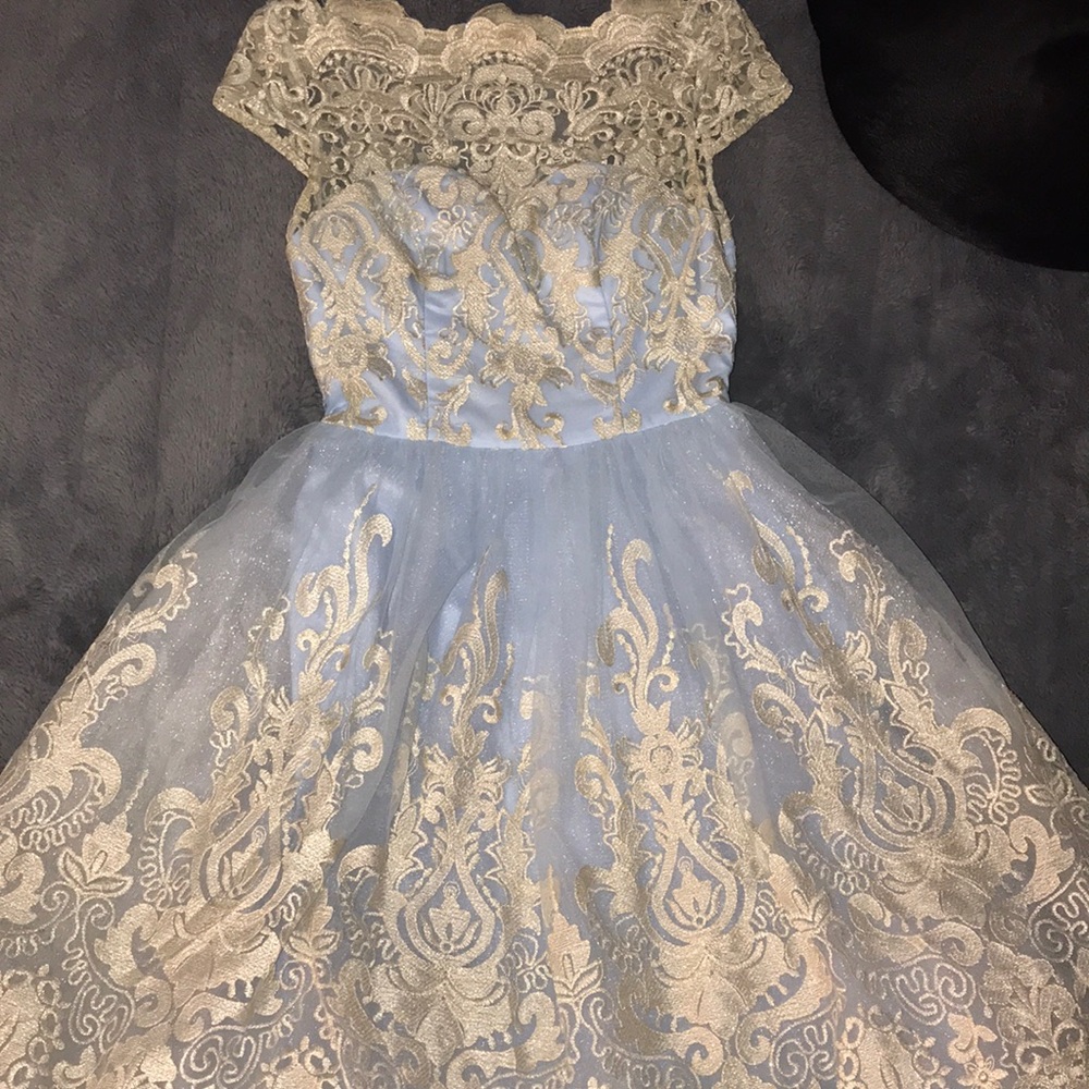 Blue princess dress
